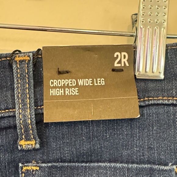 Express Dark Blue Flare Jeans - Picture 2 of 5